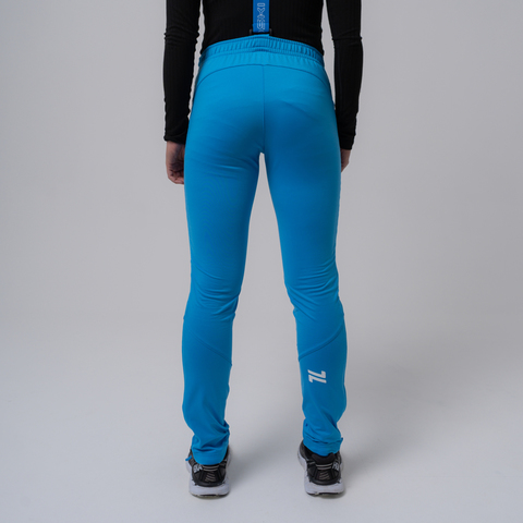 Nordski Premium разминочные лыжные брюки женские blue