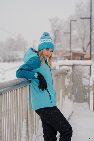 Nordski Premium Sport утепленная лыжная куртка женская aquamarine