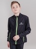 Nordski Jr Motion Premium беговой костюм детский Black-Yellow - 2