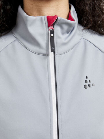 Женская лыжная куртка Craft Glide XC серая-красная