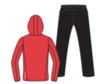 Nordski Run Motion костюм для бега мужской Red-Black - 7