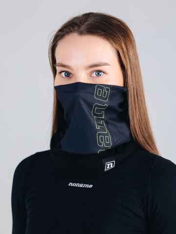 Гибридный флисовый бафф Noname Fleece Neckwarmer черная