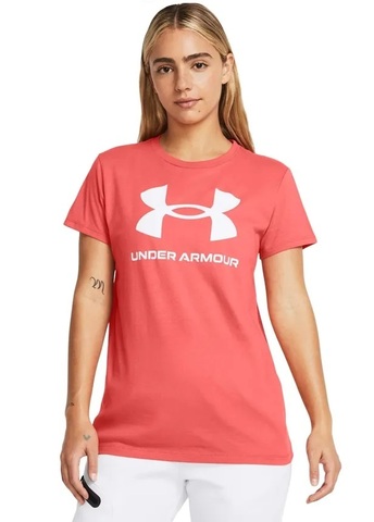 Женская спортивная футболка Under Armour UA Sportstyle Logo розовая