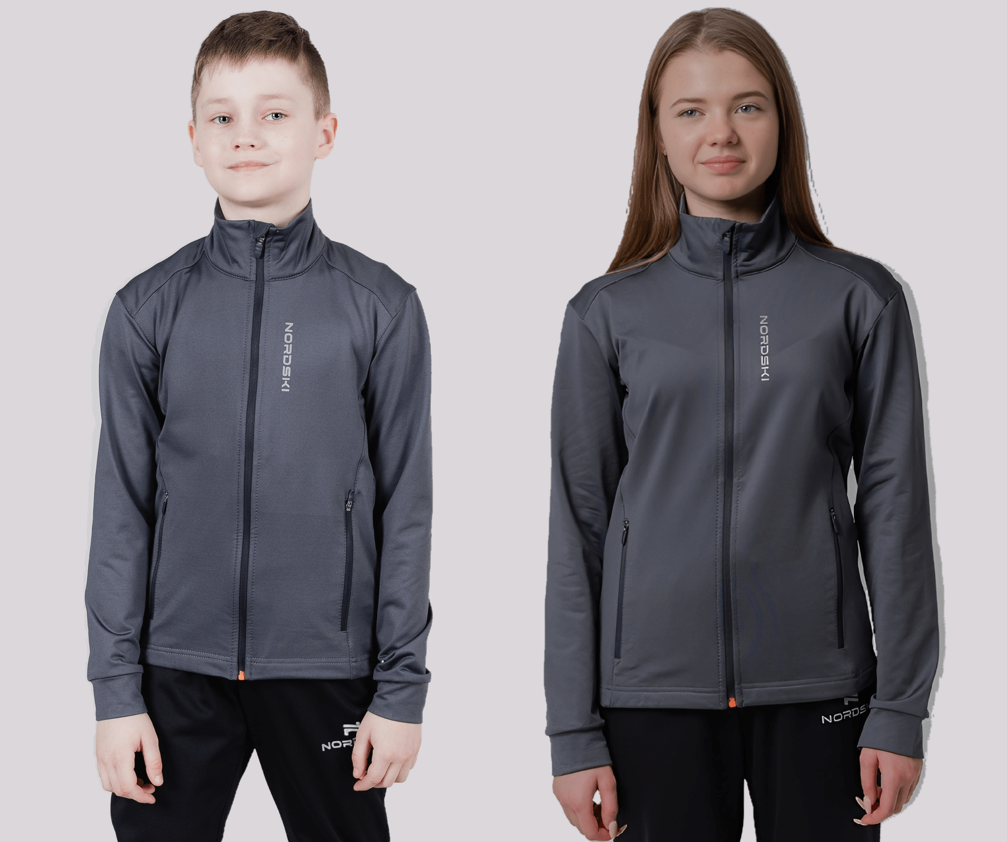 Nordski Jr Layer толстовка детская graphite