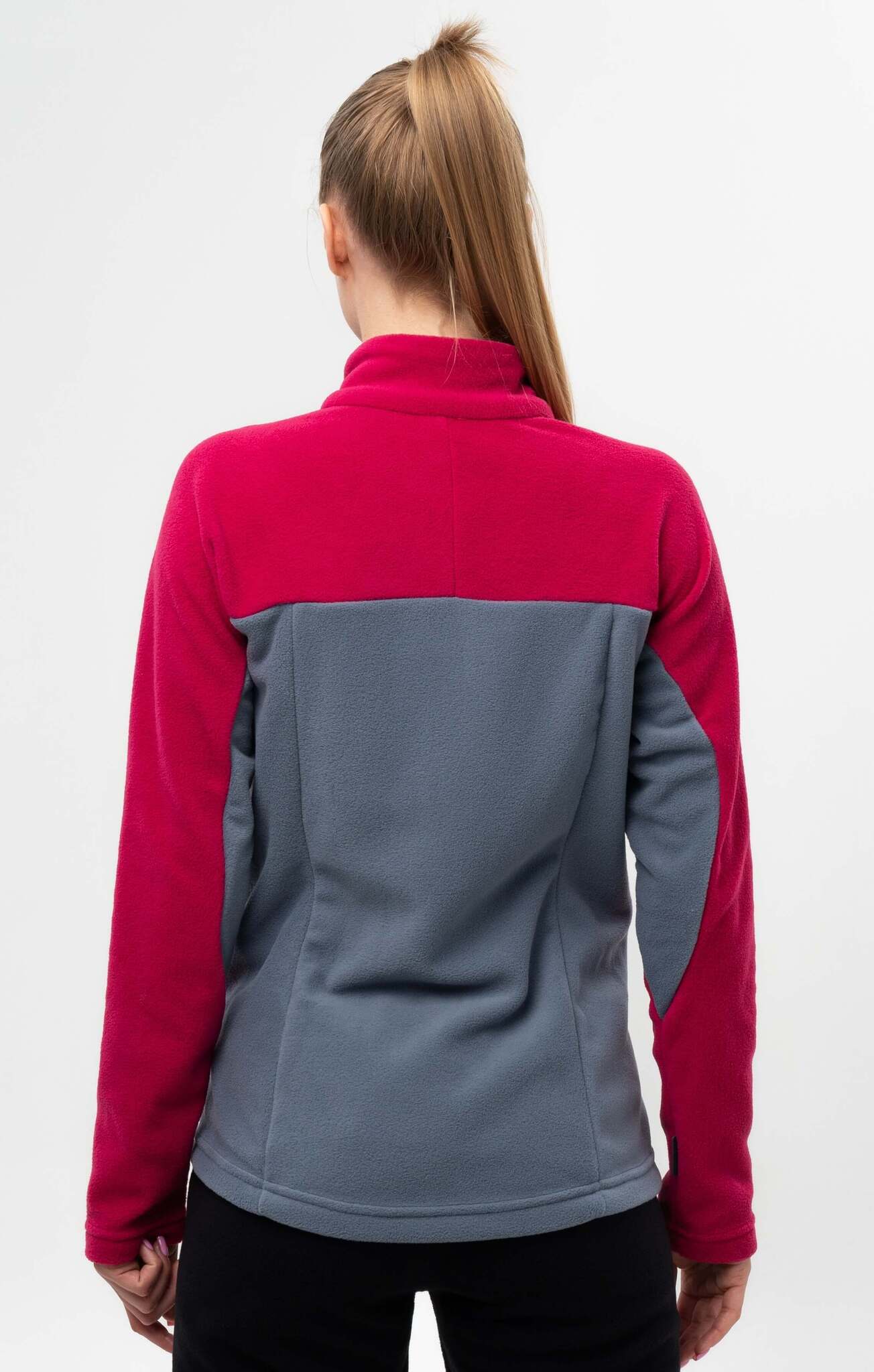 Женская флисовая толстовка Nordski Fleece berry-grey - 3