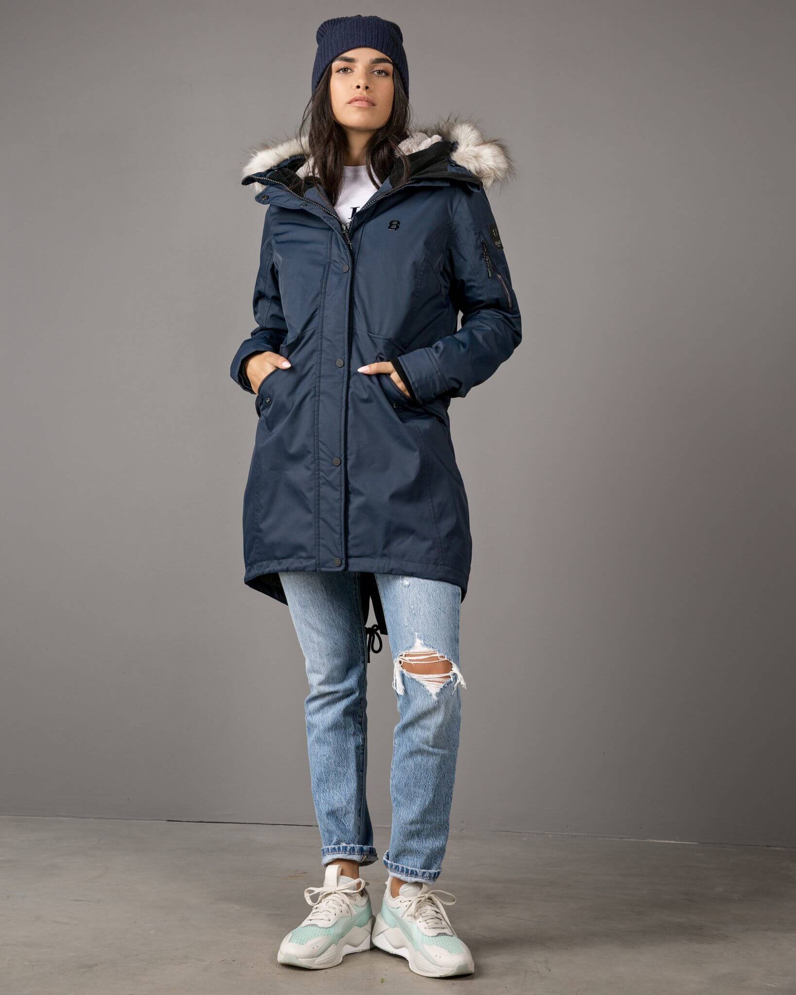 Женская мембранная куртка-парка 8848 Altitude Amiata 223115 купить в  интернет-магазине Five-sport.ru