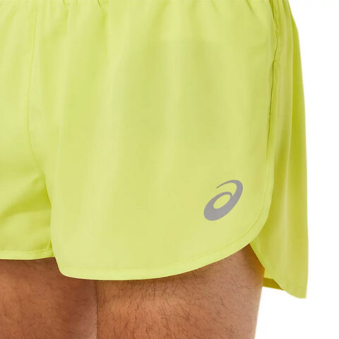 Asics Core Split Short шорты для бега мужские желтые