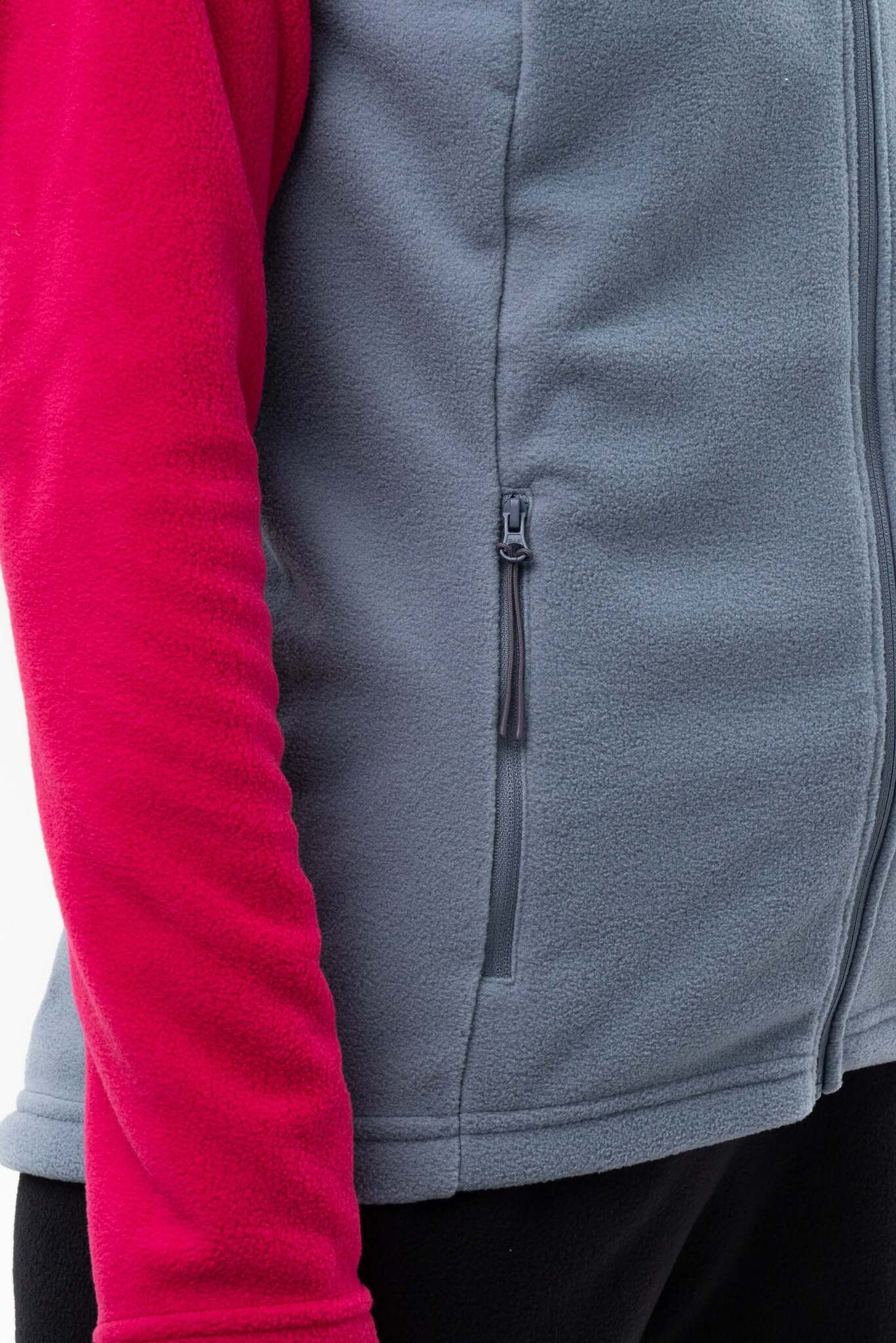 Женская флисовая толстовка Nordski Fleece berry-grey - 5