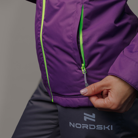 Nordski Motion утепленная куртка женская фиолетовая