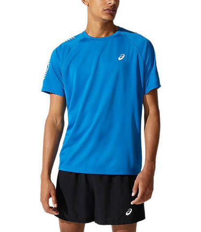 Asics Icon Ss Top беговая футболка мужская голубая