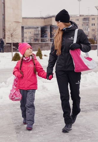 Nordski Jr Motion прогулочная лыжная куртка детская raspberry