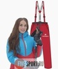 Nordski Montana Premium RUS утепленный лыжный костюм женский Red - 1