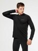 Мужской лонгслив для тренировок Moax Run Lite черный - 3