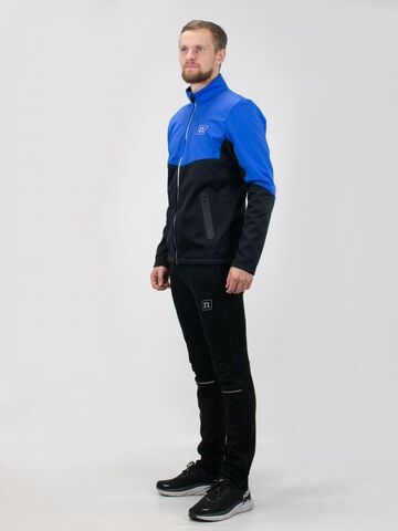 Мужской тренировочный лыжный костюм Noname On the Move 24 black-blue