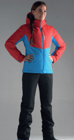 Nordski Montana утепленный лыжный костюм женский red