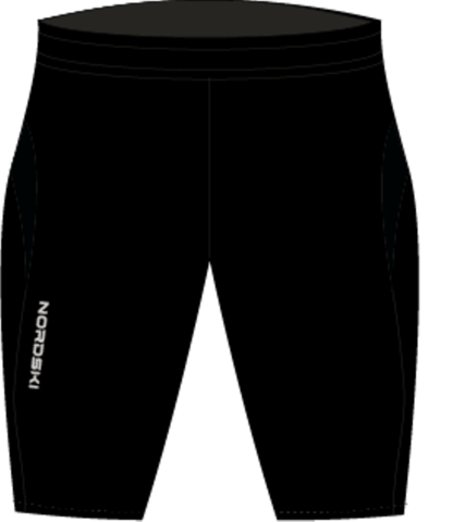 Nordski Premium Run шорты обтягивающие Black-Blue