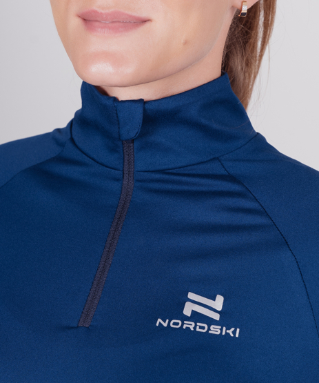 Nordski Pro лонгслив для тренировок женский dark ocean - 5