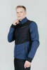 Мужская куртка для лыж и бега зимой Nordski Hybrid Pro blue-black - 1