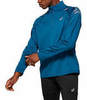 Asics Icon Winter LS 1/2 Zip беговая рубашка мужская синяя - 3