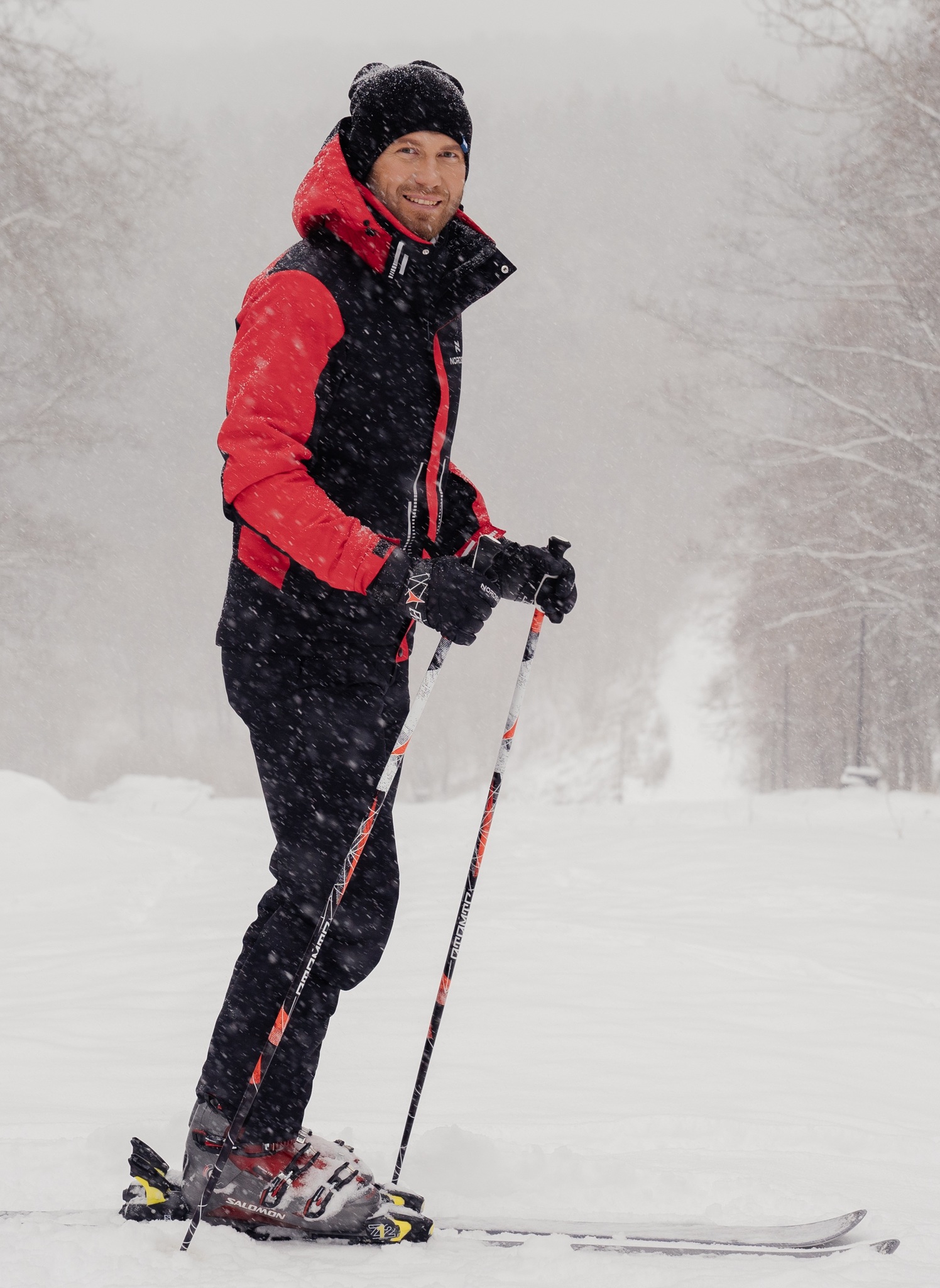 Nordski Extreme горнолыжная куртка мужская black-red - 7