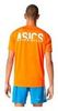 Asics Katakana Ss Top футболка для бега мужская оранжевая - 3