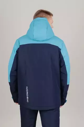 Мужская лыжная утепленная куртка Nordski Mount 2.0 blue-dark blue