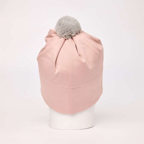 Тренировочная шапка с помпоном Nordski Train soft pink