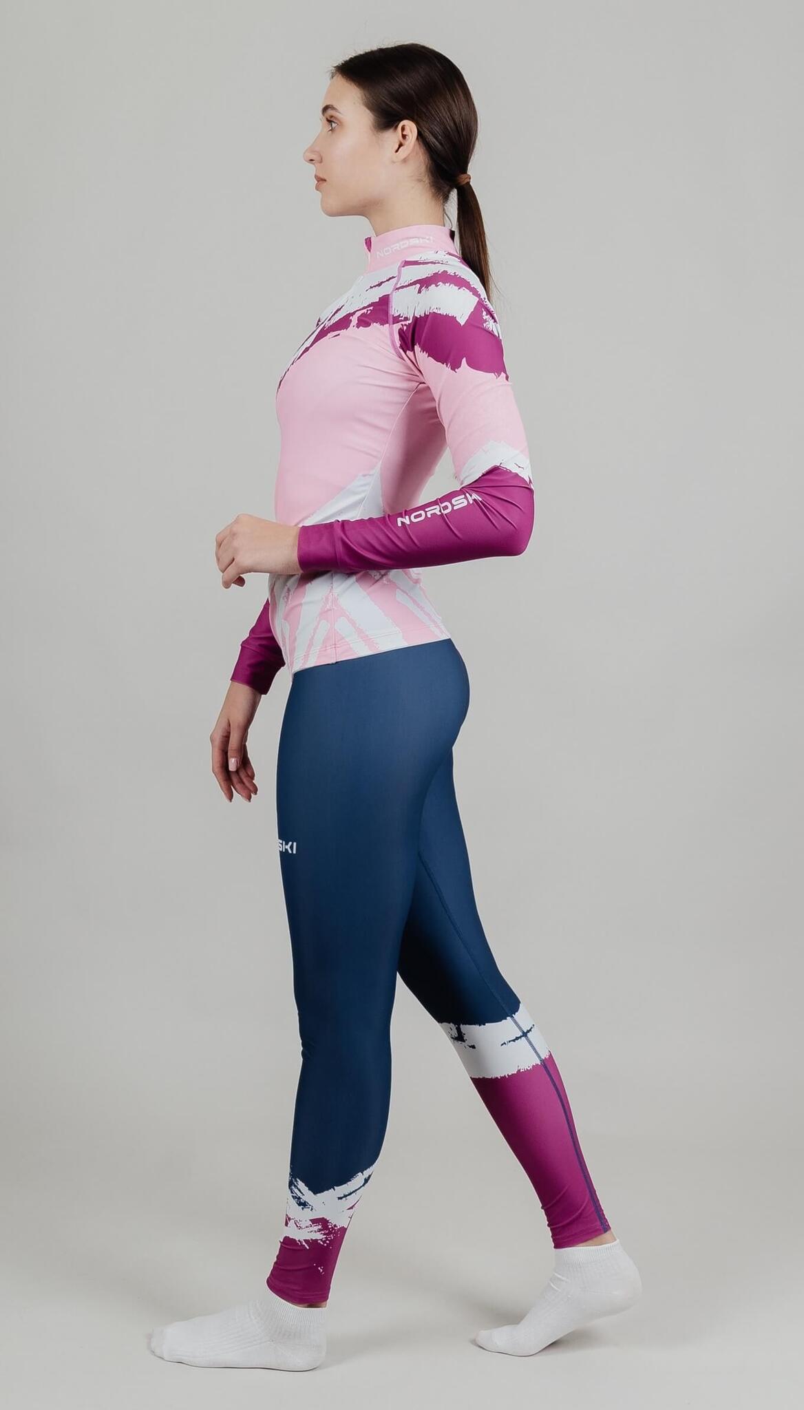 Женский лыжный гоночный костюм Nordski Premium candy pink - 6