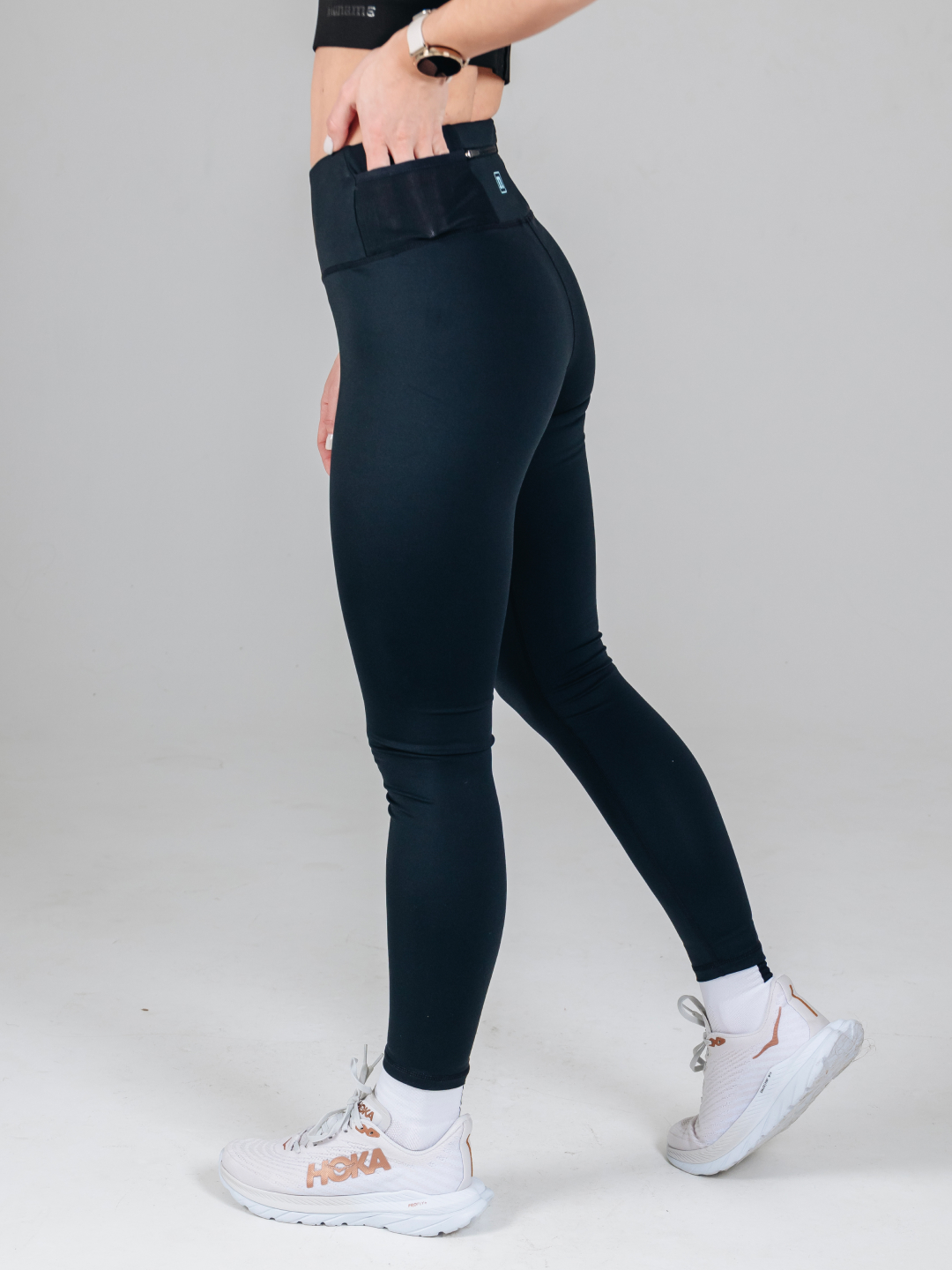 Женские спортивные лосины Noname Chill High Waist Long Tights черные - 4