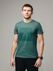 Спортивная беговая футболка Noname Logo UX tinted green - 2