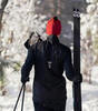 Мужская утепленная разминочная куртка Nordski Base black-red - 4