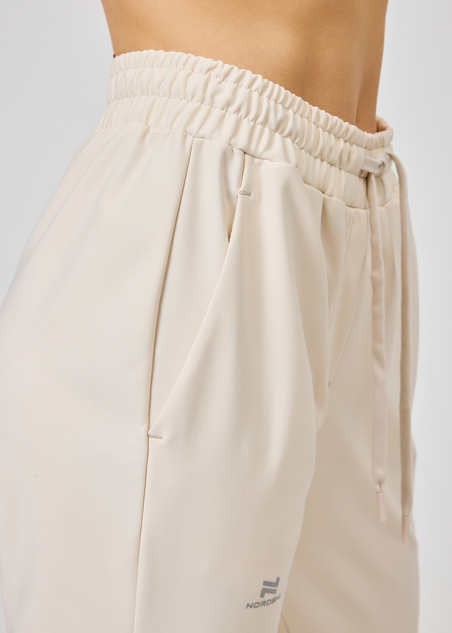 Женские спортивные брюки Nordski Gymtech beige - 4
