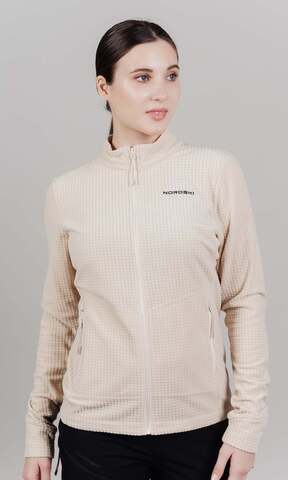 Женская спортивная толстовка Nordski SkyRaid beige