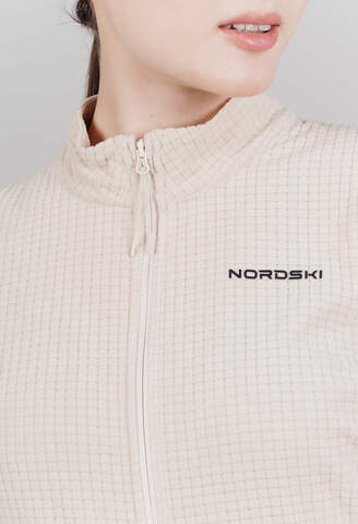 Женская спортивная толстовка Nordski SkyRaid beige