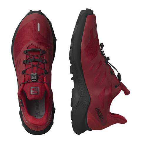 Мужские кроссовки для бега Salomon Supercross 3 GoreTex бордовые
