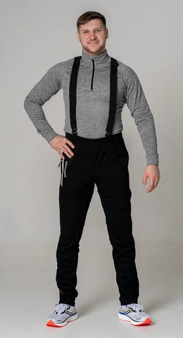 Мужские лыжные брюки-самосбросы Noname Flow in motion 15 черные