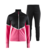 Craft Urban Storm Thermal женский костюм для бега зимой черный-розовый - 1