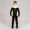 Детская утепленная разминочная куртка Nordski Jr Base lime-black - 3