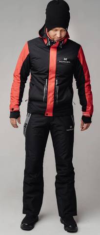Nordski Extreme горнолыжный костюм мужской black-red