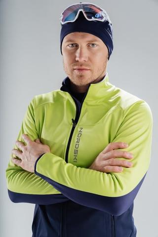 Nordski Premium лыжная куртка мужская green-blueberry