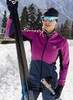 Женская тренировочная лыжная куртка Nordski Pro fuchsia-blue - 1