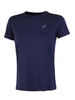Asics Silver Ss Top футболка для бега женская синяя - 1