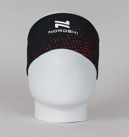 Гоночная повязка Nordski Pro унисекс black-red