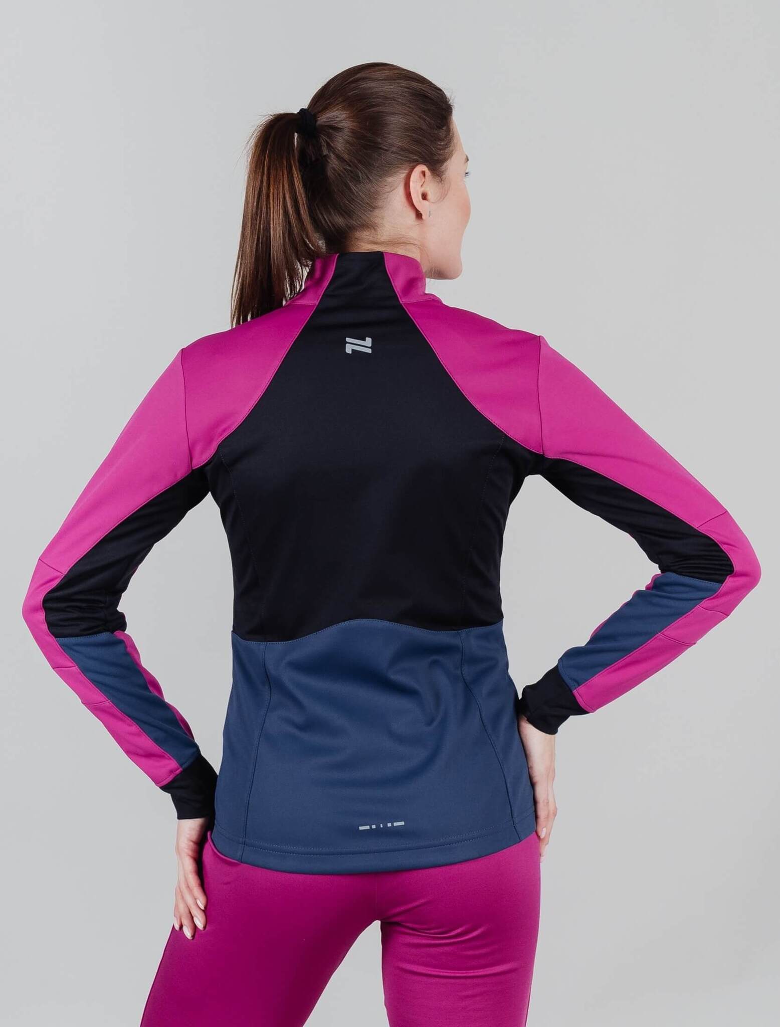 Женская тренировочная лыжная куртка Nordski Pro fuchsia-blue - 5