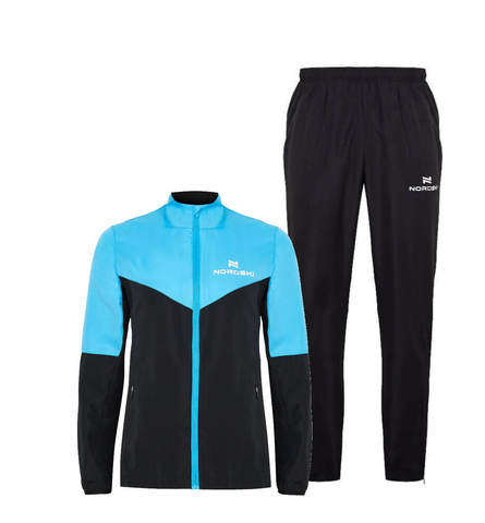 Nordski Sport Motion костюм для бега мужской light blue-black