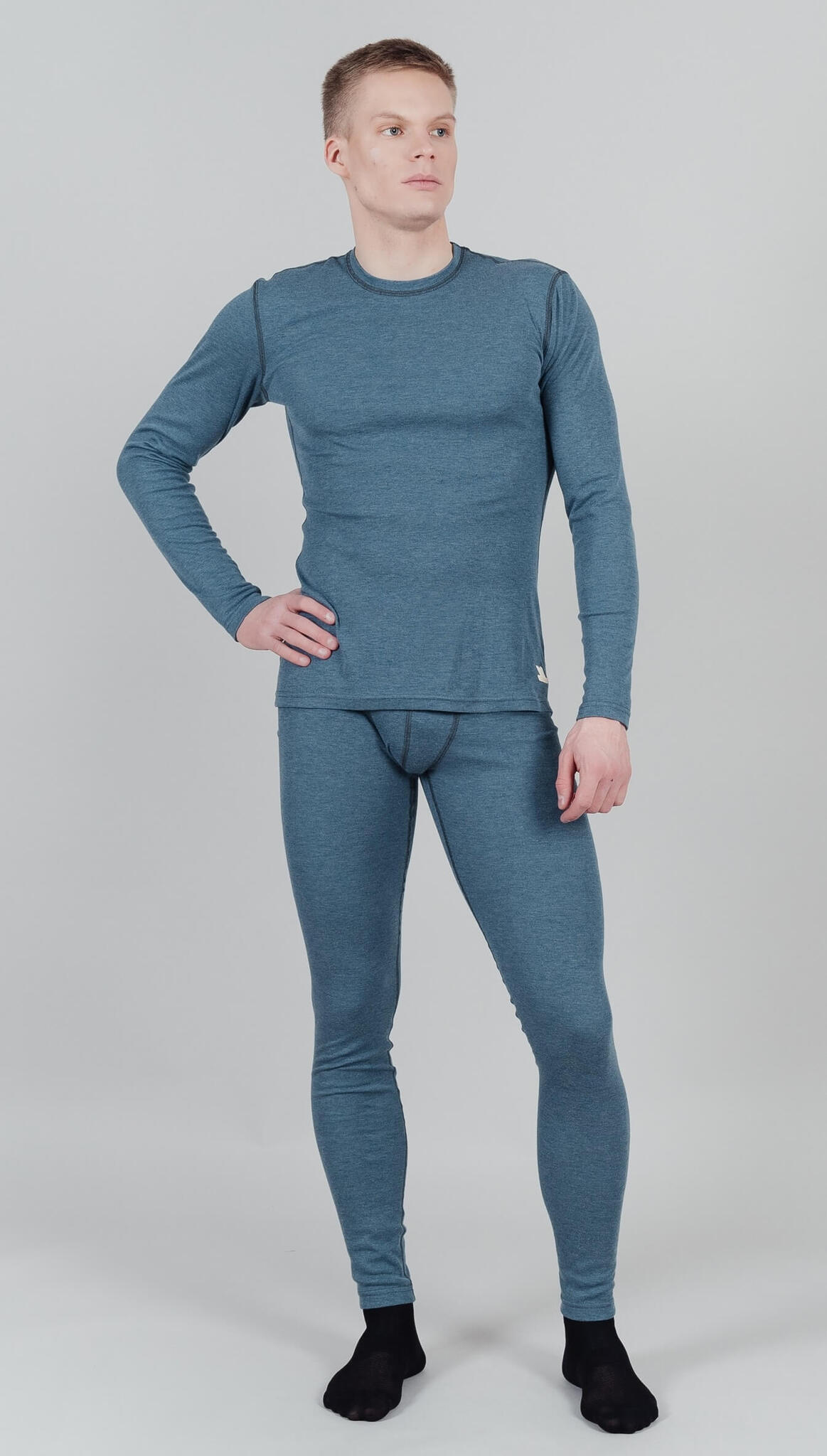 Мужской комплект термобелья Nordski Soft green melange