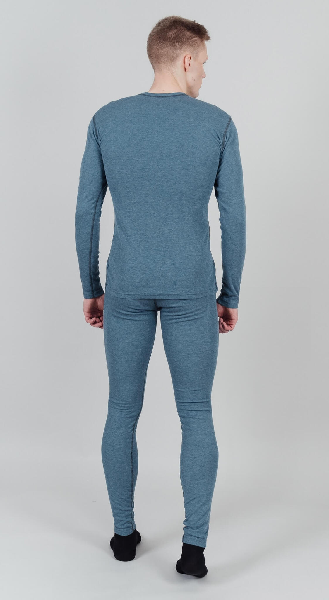 Мужской комплект термобелья Nordski Soft green melange - 2