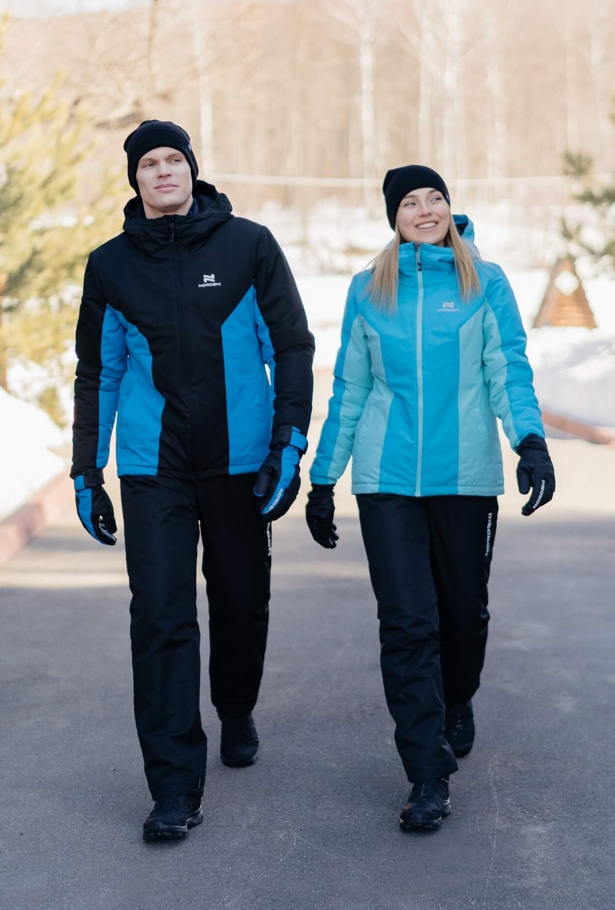Утепленный лыжный костюм женский Nordski Base aquamarine-sky - 15