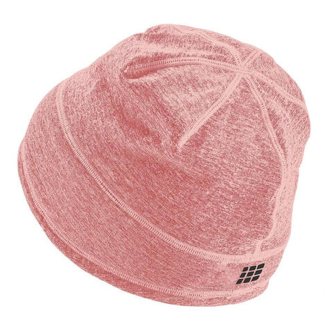 Спортивная шапка СЕР розовый меланж