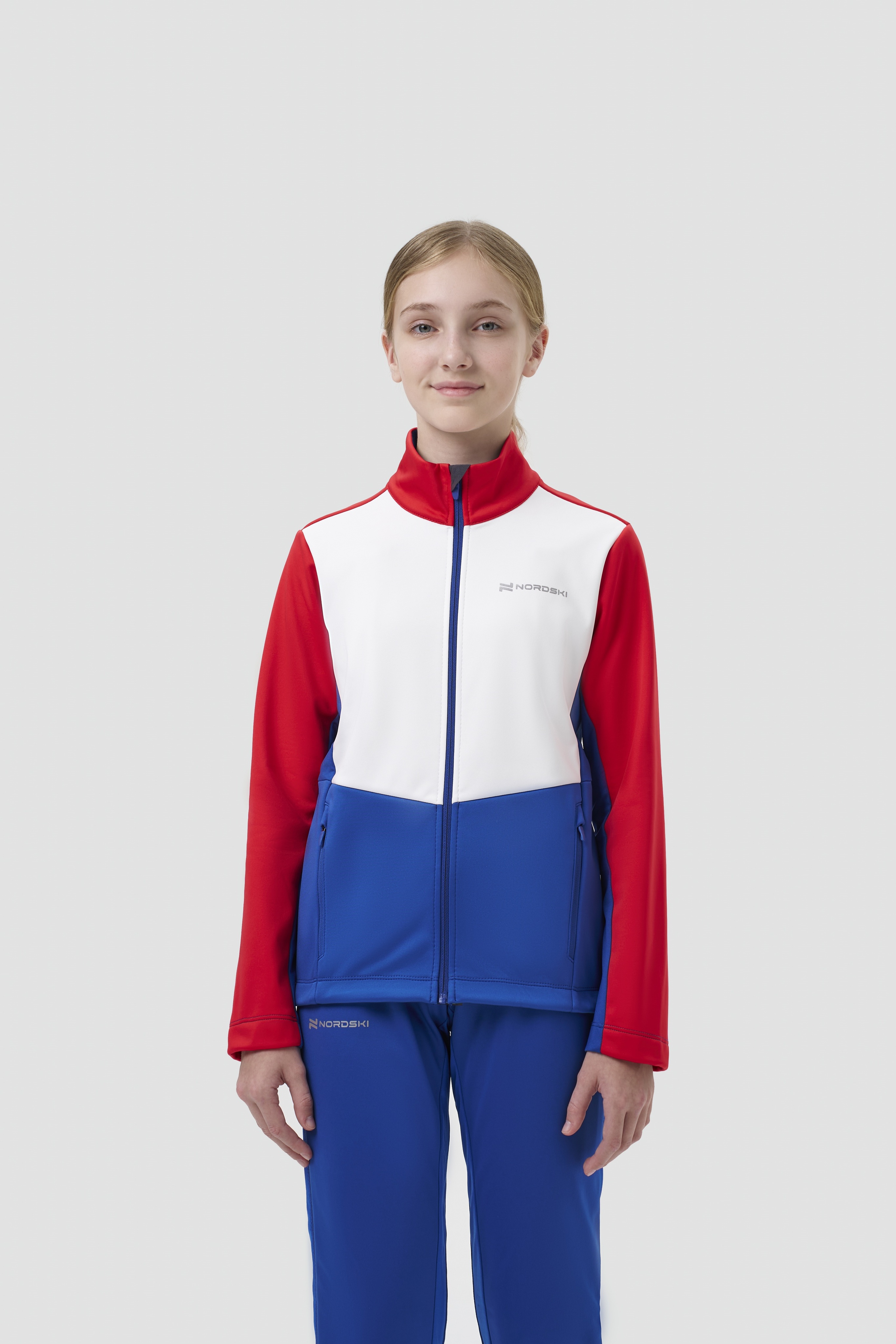 Детский тренировочный лыжный костюм Nordski Jr. Advance patriot - 5